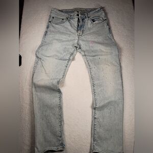 Y2K And Old Jeans w Paint Stain Markings American Eagle Outfitters Relaxed M